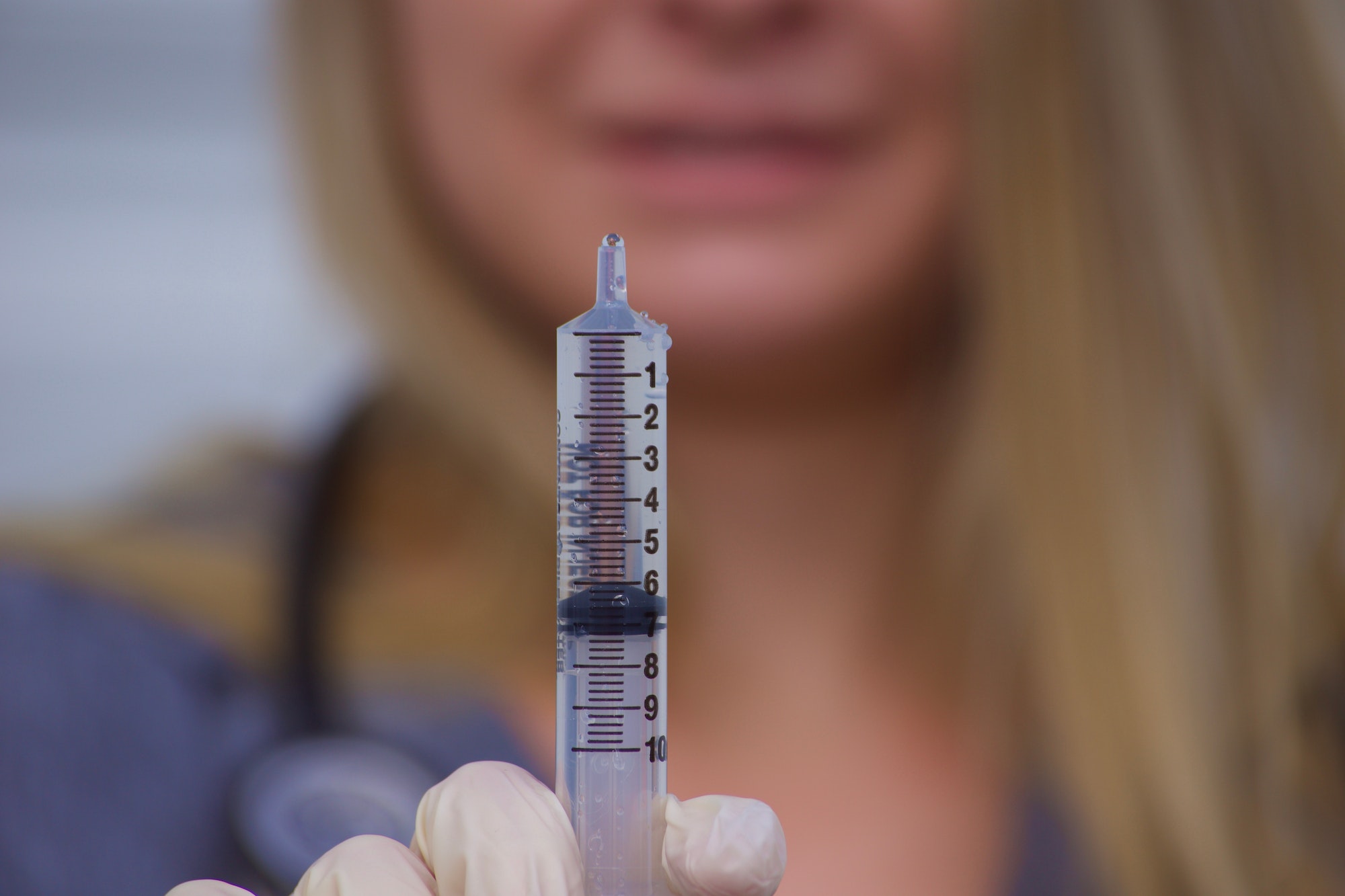 At the doctors office